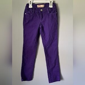 Lei Kate lowrise skinny colored denim jeans girls 6 regular